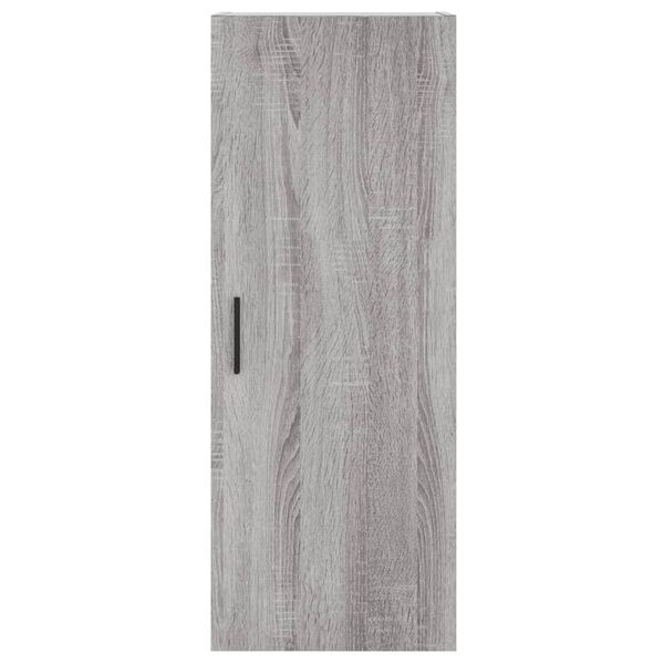 vidaXL Μπουφές Sonoma Γκρι 34,5 x 34 x 180 εκ. από Επεξεργασμένο Ξύλο