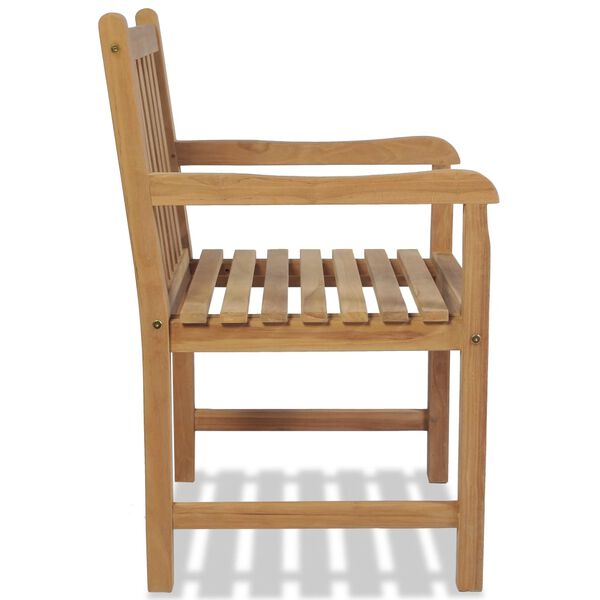 vidaXL Καρέκλες Κήπου 2 τεμ. από Μασίφ Ξύλο Teak