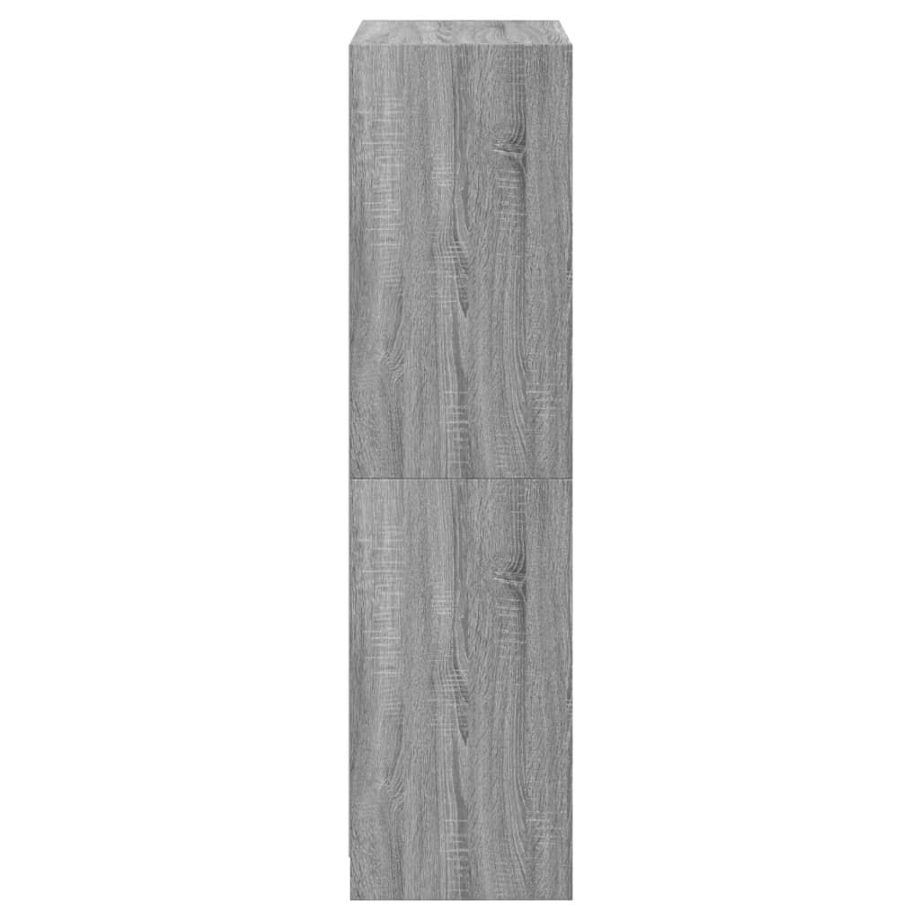 vidaXL Ντουλάπα με Πόρτες 68x37x142 εκ. Επεξεργασμένο Ξύλο