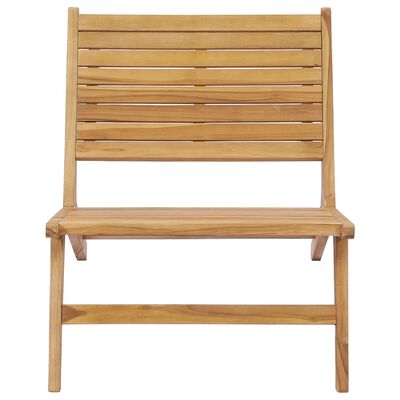 vidaXL Καρέκλα Κήπου από Μασίφ Ξύλο Teak
