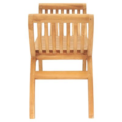 vidaXL Παγκάκι Κήπου 120 εκ. από Μασίφ Ξύλο Teak