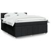 vidaXL &Kappa;&rho;&epsilon;&beta;ά&tau;&iota; Boxspring &mu;&epsilon; &Sigma;&tau;&rho;ώ&mu;&alpha; &Mu;&alpha;ύ&rho;&omicron; 180x200 &epsilon;&kappa;. &Upsilon;&phi;&alpha;&sigma;&mu;ά&tau;&iota;&nu;&omicron;