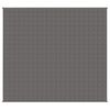 vidaXL Κουβέρτα Βαρύτητας Γκρι 200 x 225 εκ. 9 κ. Υφασμάτινη