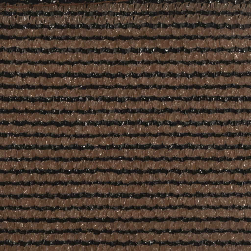 vidaXL Πανί Σκίασης Καφέ 4,5 x 4,5 μ. από HDPE 160 γρ./μ²