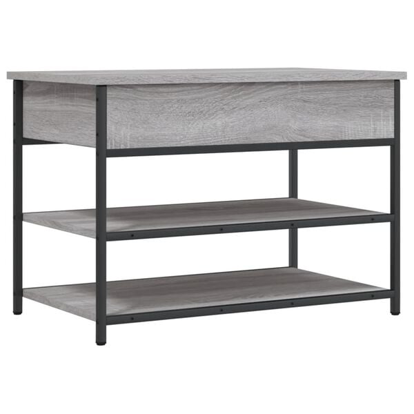 vidaXL Παπουτσοθήκη Γκρι Sonoma 70x42,5x50 εκ. από Επεξεργασμένο Ξύλο