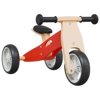 vidaXL Ποδήλατο Ισορροπίας για Παιδιά 2 σε 1 Κόκκινο