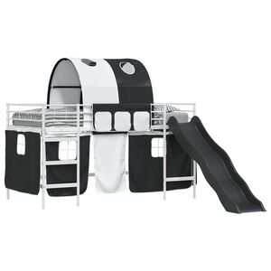 vidaXL Λευκό και Μαύρο 100 x 201 εκ