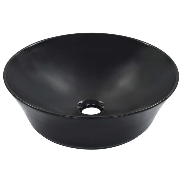 vidaXL Νιπτήρας Μαύρος 41 x 12,5 εκ. Κεραμικός