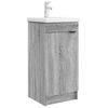 vidaXL &Kappa;&alpha;&theta;&rho;έ&phi;&tau;&eta;&sigmaf; &mu;&pi;ά&nu;&iota;&omicron;&upsilon; &mu;&epsilon; &nu;&iota;&pi;&tau;ή&rho;&alpha; &Gamma;&kappa;&rho;&iota; Sonoma 42 x 40 x 84,5 &epsilon;&kappa;
