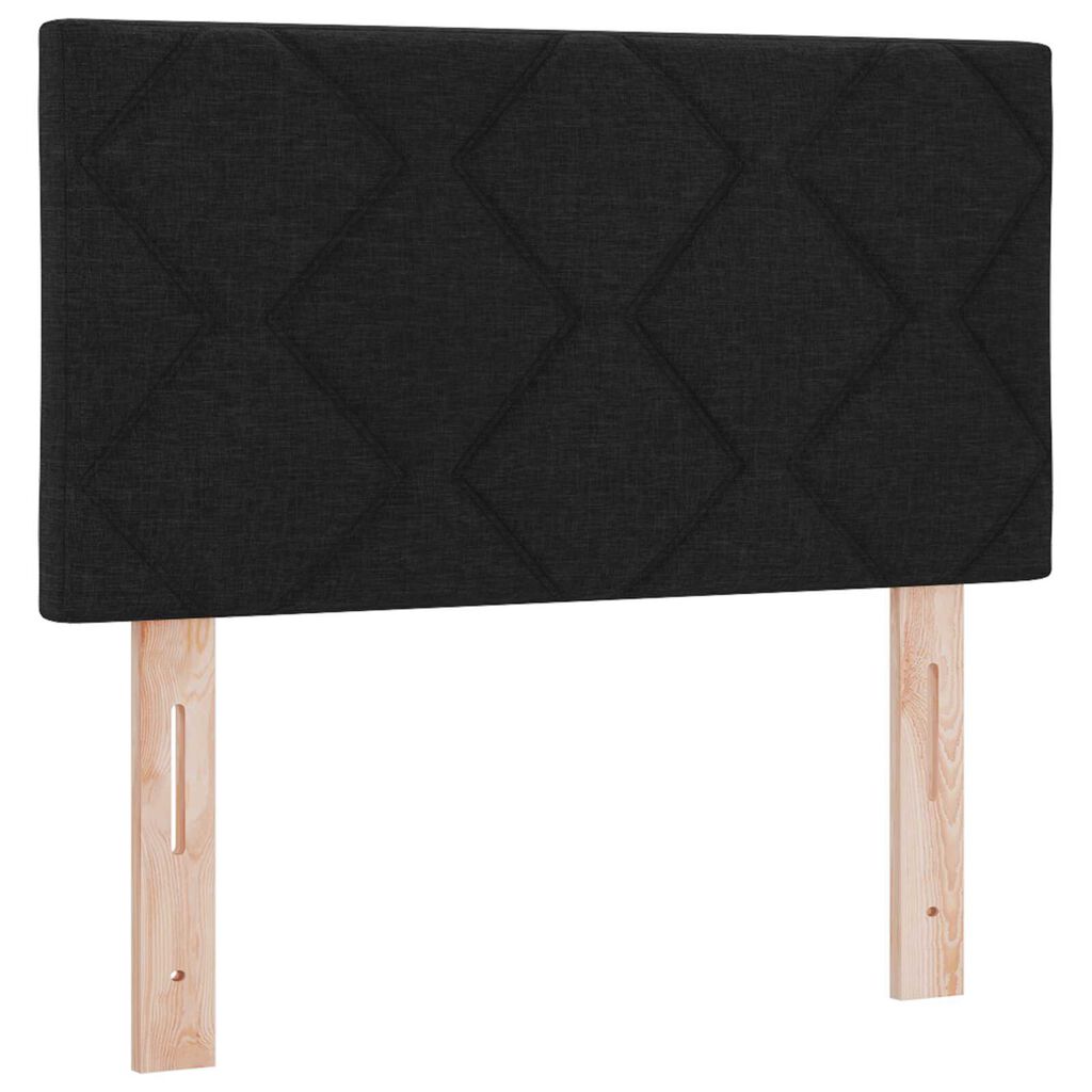 vidaXL Υφασμάτινο Κεφαλάρι Geometric με κεφαλάρι Μαύρο 80 cm ύφασμα