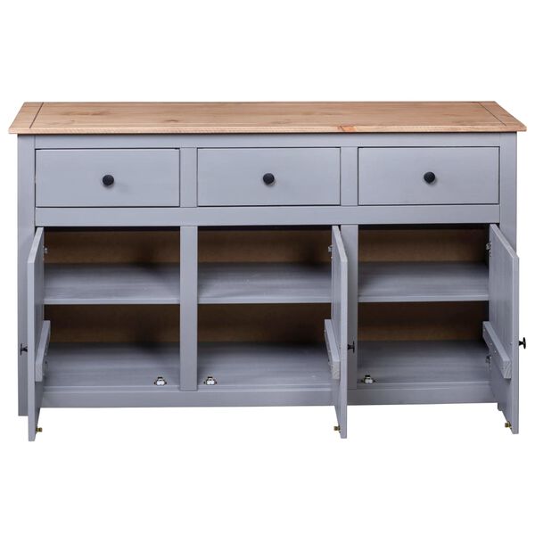 vidaXL Μπουφές 135 x 40 x 80 εκ. από Μασίφ Ξύλο Πεύκου Σειρά Panama