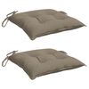 vidaXL Μαξιλάρια Παλέτας Κήπου 2 τεμ. Taupe 50x50x7 εκ. Oxford Ύφασμα