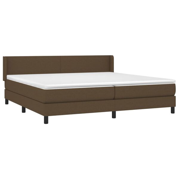 vidaXL &Kappa;&rho;&epsilon;&beta;ά&tau;&iota; Boxspring &mu;&epsilon; &Sigma;&tau;&rho;ώ&mu;&alpha; &Sigma;&kappa;&omicron;ύ&rho;&omicron; &Kappa;&alpha;&phi;έ 200x200 &epsilon;&kappa;. &Upsilon;&phi;&alpha;&sigma;&mu;ά&tau;&iota;&nu;&omicron;