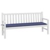 vidaXL αξιλάρι Πάγκου Κήπου Ναυτικό Μπλε 180x50x4 εκ. Ύφασμα Oxford