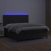 vidaXL &Kappa;&rho;&epsilon;&beta;ά&tau;&iota; Boxspring &mu;&epsilon; &Sigma;&tau;&rho;ώ&mu;&alpha; & LED &Mu;&alpha;ύ&rho;&omicron; 180x200 &epsilon;&kappa;. &Sigma;&upsilon;&nu;&theta;. &Delta;έ&rho;&mu;&alpha;