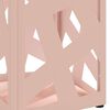 vidaXL Σχέδιο & βάση αποθήκευσης Ροζ 15.5 x 15.5 x 49 εκ Μέταλλο