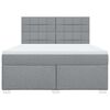 vidaXL &Kappa;&rho;&epsilon;&beta;ά&tau;&iota; Boxspring &mu;&epsilon; &Sigma;&tau;&rho;ώ&mu;&alpha; &Alpha;&nu;&omicron;&iota;&chi;&tau;ό &Gamma;&kappa;&rho;&iota; 180x200 &epsilon;&kappa;. &Upsilon;&phi;&alpha;&sigma;&mu;ά&tau;&iota;&nu;&omicron;