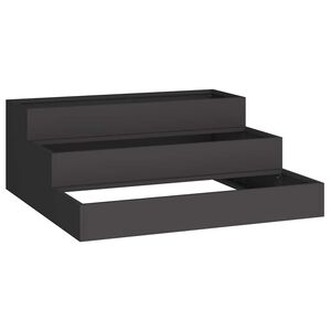 vidaXL &Gamma;&lambda;ά&sigma;&tau;&rho;&alpha; &Kappa;ή&pi;&omicron;&upsilon; &Mu;&alpha;ύ&rho;&omicron; 90 x 90 x 35 &epsilon;&kappa; &Psi;&upsilon;&chi;&rho;ή&sigmaf; έ&lambda;&alpha;&sigma;&eta;&sigmaf; &chi;ά&lambda;&upsilon;&beta;&alpha;&sigmaf;