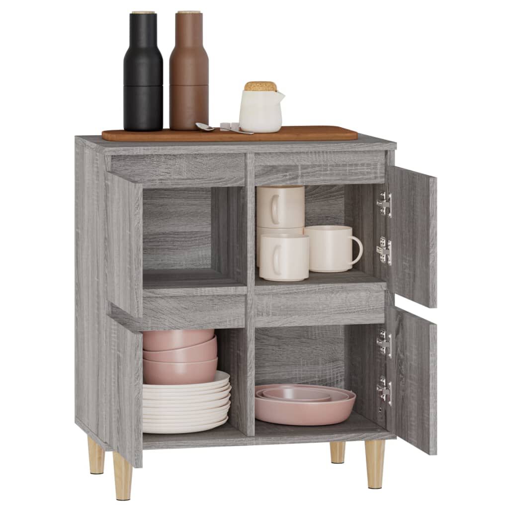vidaXL Ντουλάπι Γκρι Sonoma 60x35x70 εκ. από Επεξεργασμένο Ξύλο