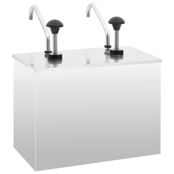 vidaXL &Delta;&iota;&alpha;&nu;&epsilon;&mu;&eta;&tau;ή&sigmaf; &Sigma;ά&lambda;&tau;&sigma;&alpha;&sigmaf; 2 x 3,5 &Lambda;ί&tau;&rho;&alpha; &alpha;&pi;ό &Alpha;&nu;&omicron;&xi;&epsilon;ί&delta;&omega;&tau;&omicron; &Alpha;&tau;&sigma;ά&lambda;&iota;