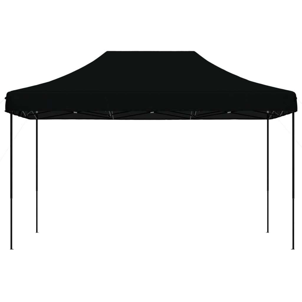vidaXL Τέντα Εκδηλώσεων Πτυσσόμενη Pop-Up Μαύρο 440x292x315 εκ.