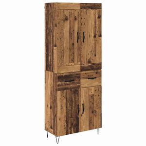 vidaXL Highboard &Pi;&alpha;&lambda;&iota;ό &Xi;ύ&lambda;&omicron; 69,5 x 34 x 180 &epsilon;&kappa;. &Epsilon;&pi;&epsilon;&xi;&epsilon;&rho;&gamma;&alpha;&sigma;&mu;έ&nu;&omicron; &xi;ύ&lambda;&omicron;