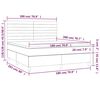 vidaXL &Kappa;&rho;&epsilon;&beta;ά&tau;&iota; Boxspring &mu;&epsilon; &Sigma;&tau;&rho;ώ&mu;&alpha; &Sigma;&kappa;&omicron;ύ&rho;&omicron; &Pi;&rho;ά&sigma;&iota;&nu;&omicron; 180x200&epsilon;&kappa;. &Beta;&epsilon;&lambda;&omicron;ύ&delta;&iota;&nu;&omicron;
