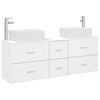 vidaXL &Sigma;&epsilon;&tau; &Nu;&tau;&omicron;&upsilon;&lambda;&alpha;&pi;&iota;ώ&nu; &Mu;&pi;ά&nu;&iota;&omicron;&upsilon; 3 &tau;&mu;&chi;. &Lambda;&epsilon;&upsilon;&kappa;ό 53 x 34,5 x 63 &epsilon;&kappa;.