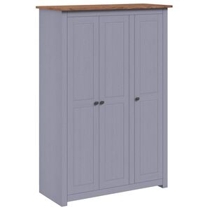 vidaXL &Nu;&tau;&omicron;&upsilon;&lambda;ά&pi;&alpha; &Tau;&rho;ί&phi;&upsilon;&lambda;&lambda;&eta; &Gamma;&kappa;&rho;&iota; 118x50x171,5 &epsilon;&kappa; &Xi;ύ&lambda;&omicron; &Pi;&epsilon;ύ&kappa;&omicron;&upsilon; &Sigma;&epsilon;&iota;&rho;ά Panama