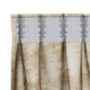 vidaXL Κουρτίνα με κουρτίνες 2 pcs Κρεμ 140 x 140 cm Βελούδο