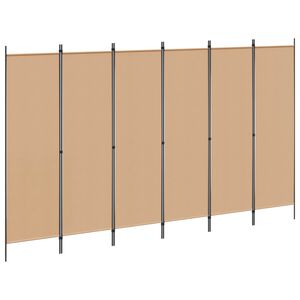 vidaXL &Delta;&iota;&alpha;&chi;&omega;&rho;&iota;&sigma;&tau;&iota;&kappa;ό &Delta;&omega;&mu;&alpha;&tau;ί&omicron;&upsilon; 6-&Pi;ά&nu;&epsilon;&lambda; &Mu;&pi;&epsilon;&zeta; 300 x 180 cm Ύ&phi;&alpha;&sigma;&mu;&alpha;