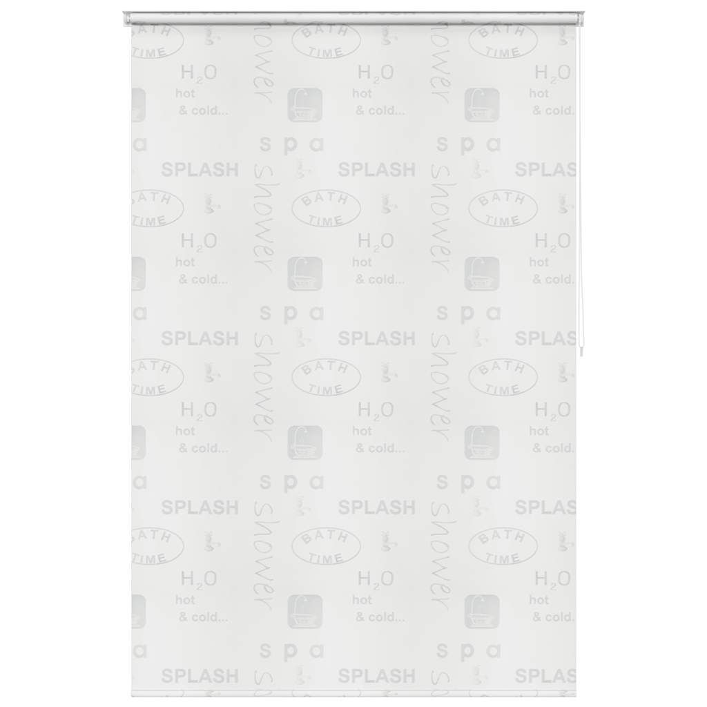 vidaXL Κουρτίνα Μπάνιου Ρολό Σχέδιο Πιτσιλιά 140 x 240 εκ.