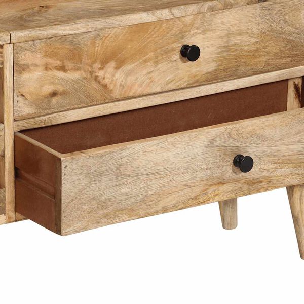 vidaXL Έπιπλο Τηλεόρασης 140 x 30 x 50 εκ. από Μασίφ Ξύλο Μάνγκο