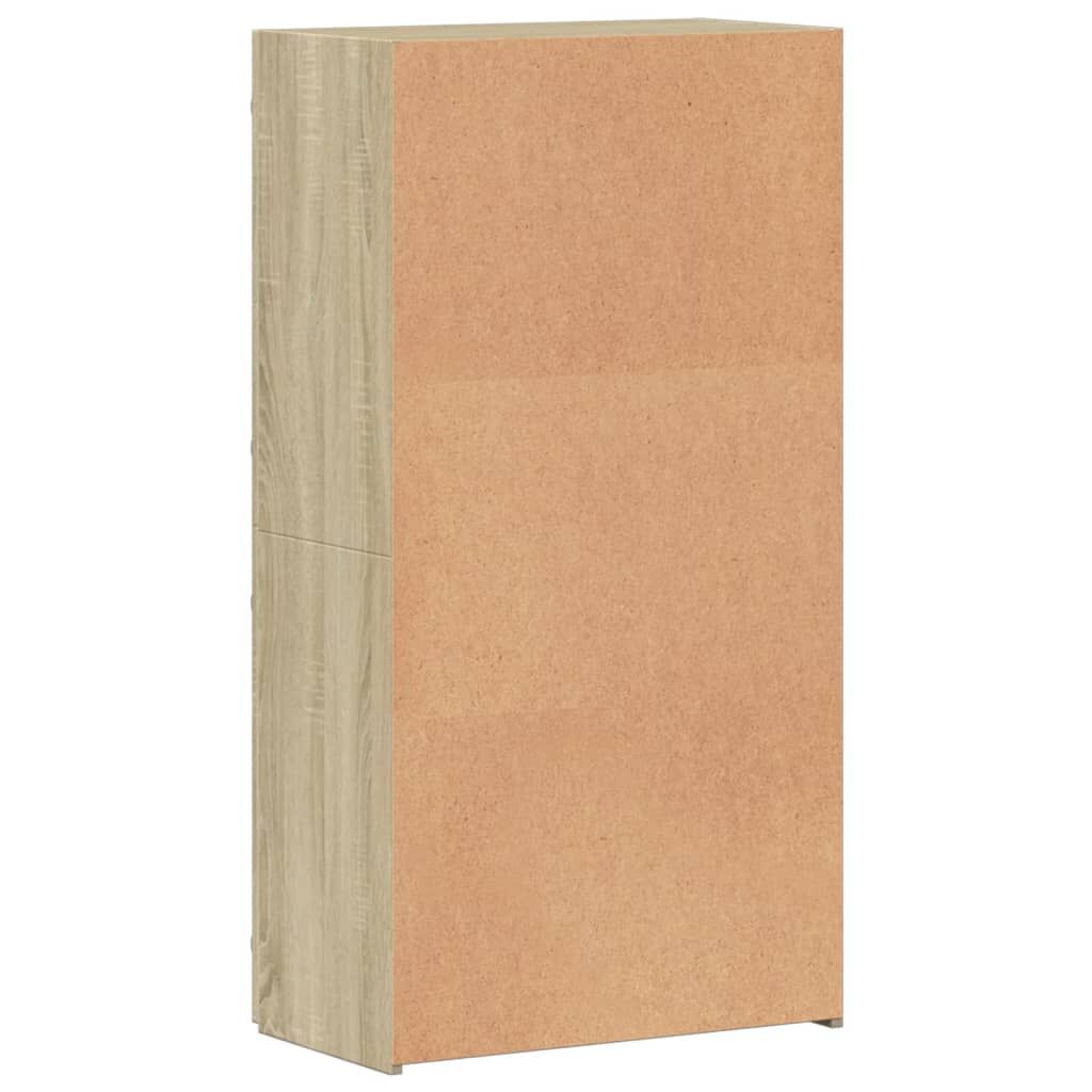 vidaXL Αρχειοθήκη Sonoma Δρυς 60x32x115 εκ. από Επεξεργασμένο Ξύλο