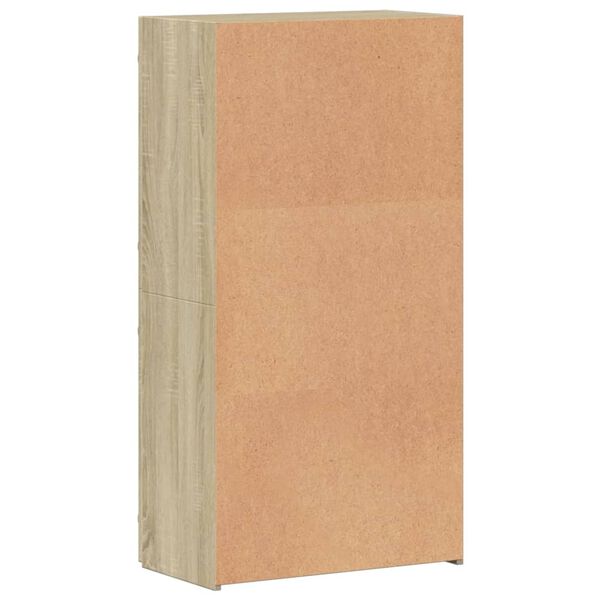 vidaXL Αρχειοθήκη Sonoma Δρυς 60x32x115 εκ. από Επεξεργασμένο Ξύλο