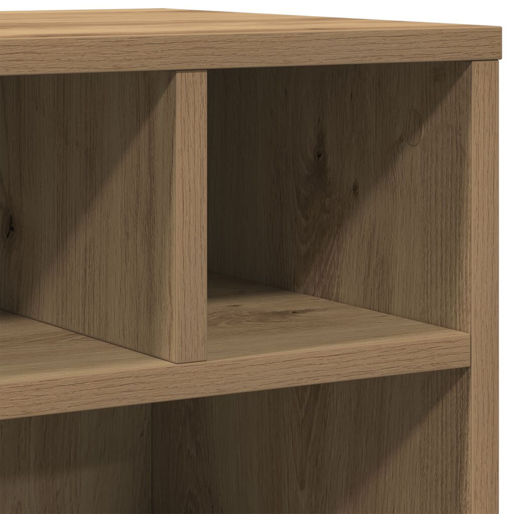 vidaXL Βάση Εκτυπωτή με Ρόδες Artisan Oak 41x32x48 εκ