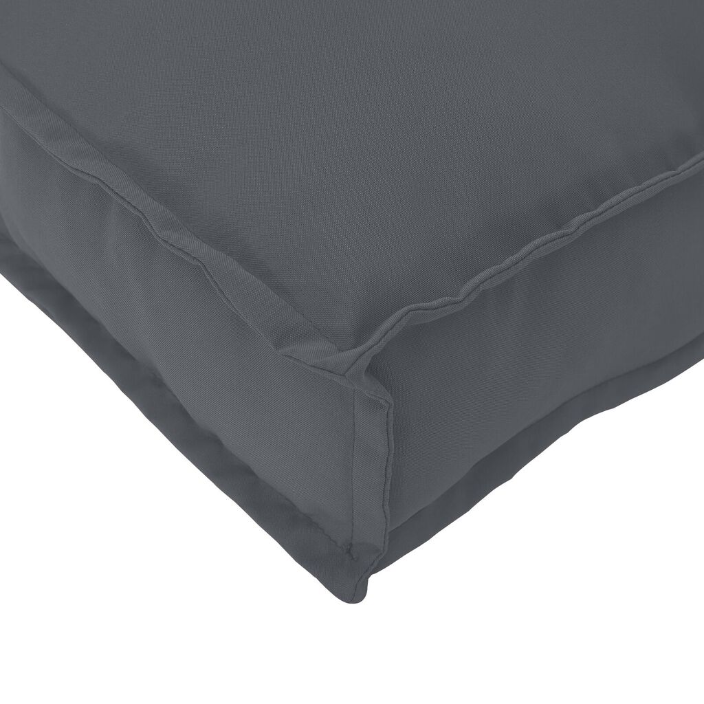 vidaXL Μαξιλάρι Παλέτας για Παγκάκι Ανθρακί 110x40x8 εκ. Ύφασμα Oxford