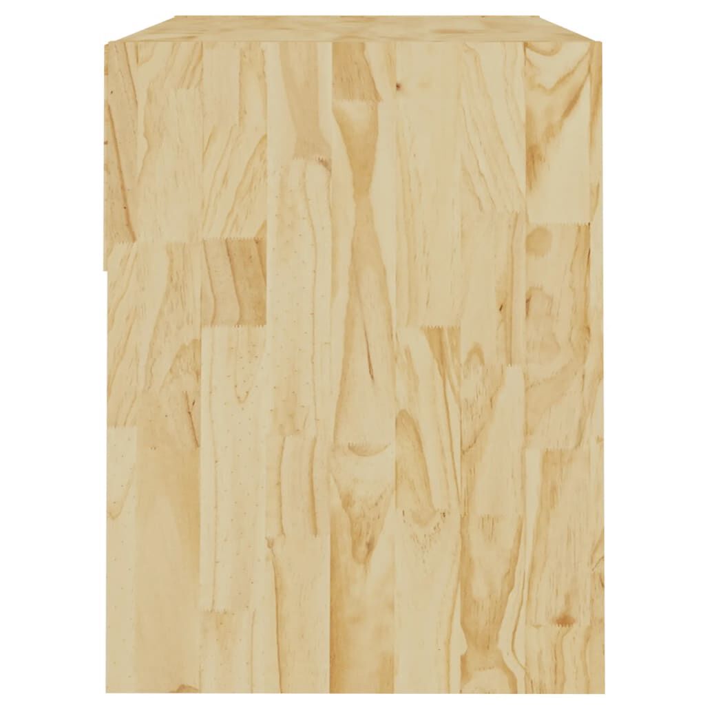 vidaXL Κομοδίνα 2 τεμ. 40 x 31 x 40 εκ. από Μασίφ Ξύλο Πεύκου