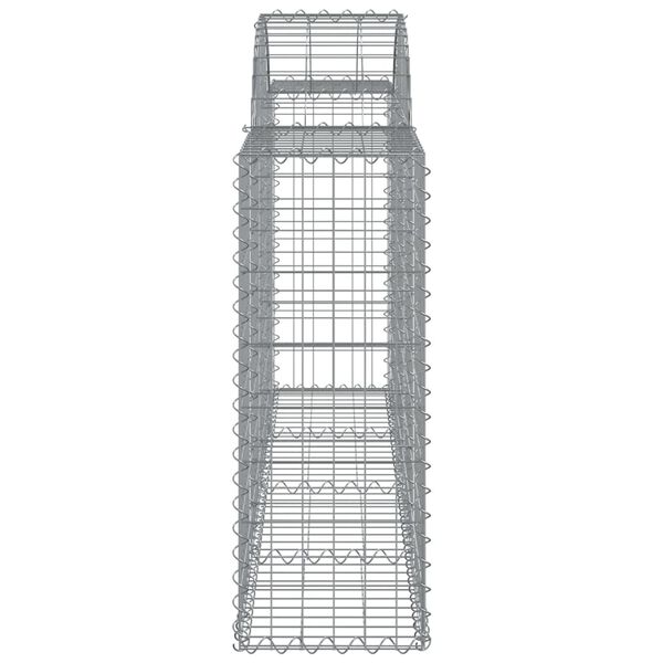 vidaXL Συρματοκιβώτια Τοξωτά 30 τεμ. 200x30x80/100 εκ. Γαλβαν. Ατσάλι