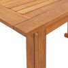 vidaXL Τραπέζι Bistro 90 x 50 x 75 εκ. από Μασίφ Ξύλο Ακακίας