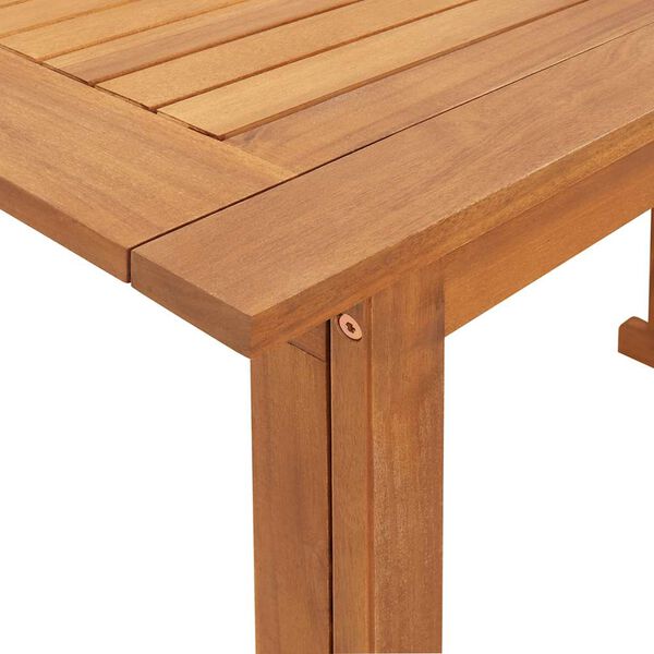 vidaXL Τραπέζι Bistro 90 x 50 x 75 εκ. από Μασίφ Ξύλο Ακακίας