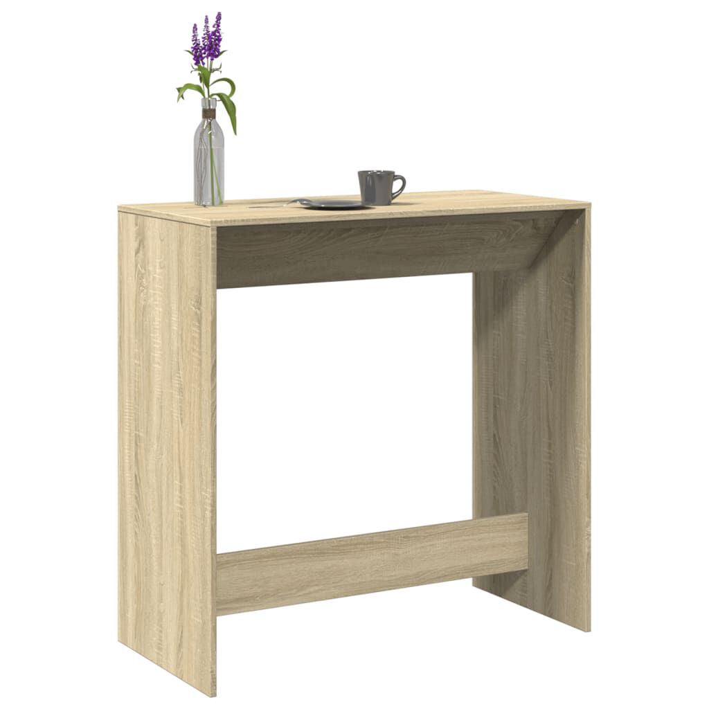 vidaXL Τραπέζι Μπαρ Sonoma Δρυς 102x50x103,5εκ. Επεξεργ. Ξύλο