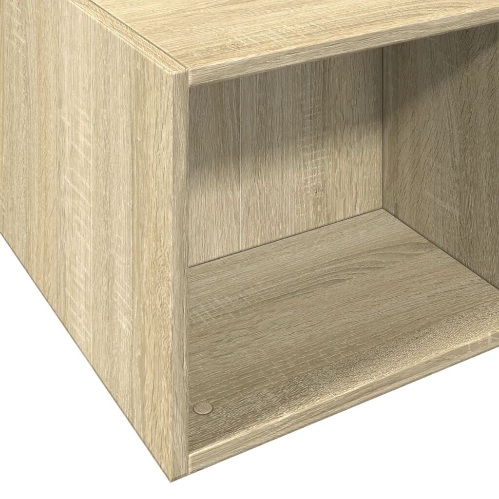 vidaXL Πλαίσιο Κρεβατιού Sonoma Δρυς 140x200 εκ. Επεξεργασμένο Ξύλο