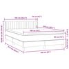 vidaXL &Kappa;&rho;&epsilon;&beta;ά&tau;&iota; Boxspring &mu;&epsilon; &Sigma;&tau;&rho;ώ&mu;&alpha; &Sigma;&kappa;&omicron;ύ&rho;&omicron; &Pi;&rho;ά&sigma;&iota;&nu;&omicron; 160x210&epsilon;&kappa;. &Beta;&epsilon;&lambda;&omicron;ύ&delta;&iota;&nu;&omicron;