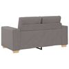 vidaXL Σετ Καναπέ με μαξιλάρι 2 pcs Taupe 221 x 78 x 80 εκ Ύφασμα