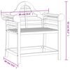 vidaXL Καρέκλα Κήπου 88 x 60 x 92 εκ. από Μασίφ Ξύλο Teak