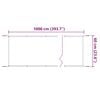 vidaXL Τέντα Κάθετη Taupe 60 x 1000 εκ. από Ύφασμα Oxford