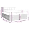 vidaXL &Kappa;&rho;&epsilon;&beta;ά&tau;&iota; Boxspring &mu;&epsilon; &Sigma;&tau;&rho;ώ&mu;&alpha; &Sigma;&kappa;&omicron;ύ&rho;&omicron; &Pi;&rho;ά&sigma;&iota;&nu;&omicron; 200x200&epsilon;&kappa;. &Beta;&epsilon;&lambda;&omicron;ύ&delta;&iota;&nu;&omicron;
