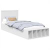 vidaXL &Sigma;&kappa;&epsilon;&lambda;&epsilon;&tau;ό&sigmaf; &Kappa;&rho;&epsilon;&beta;&alpha;&tau;&iota;&omicron;ύ &mu;&epsilon; &rho;ά&phi;&iota; &Lambda;&epsilon;&upsilon;&kappa;ό 75 x 190 cm &Epsilon;&pi;&epsilon;&xi;&epsilon;&rho;&gamma;&alpha;&sigma;&mu;έ&nu;&omicron; &xi;ύ&lambda;&omicron;