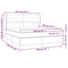 vidaXL &Kappa;&rho;&epsilon;&beta;ά&tau;&iota; Boxspring &mu;&epsilon; &Sigma;&tau;&rho;ώ&mu;&alpha; Taupe 160x200 &epsilon;&kappa;. &Upsilon;&phi;&alpha;&sigma;&mu;ά&tau;&iota;&nu;&omicron;